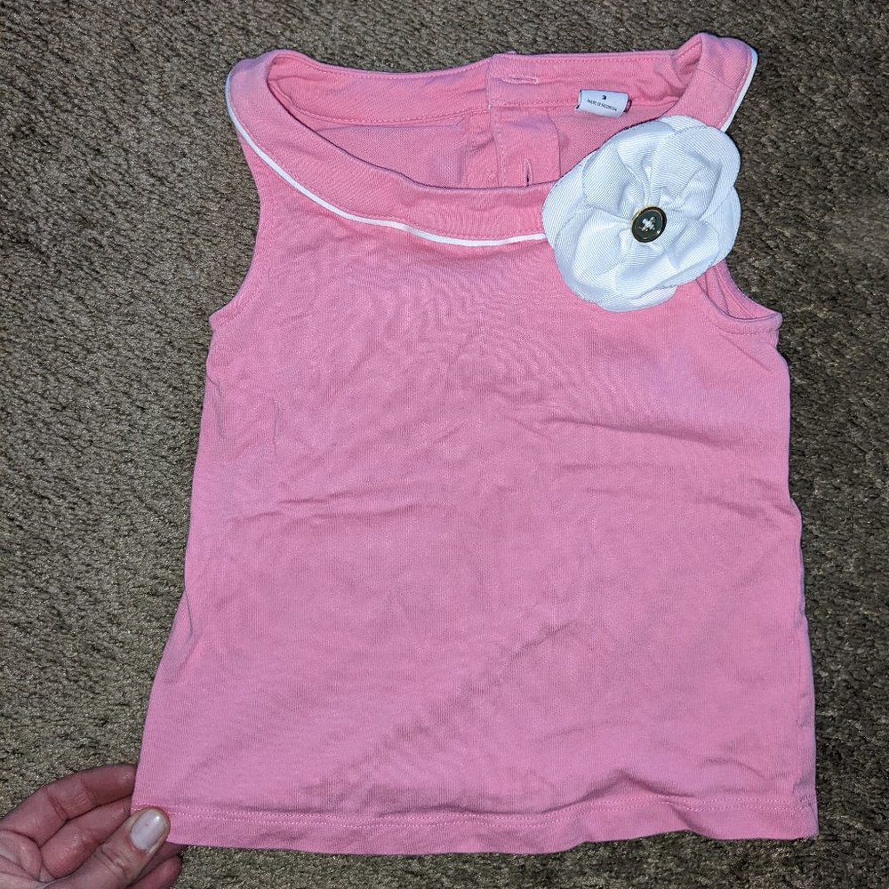 Janie and Jack Flower Tank girls' 3T
